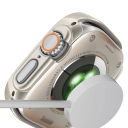 Capa de proteção privada em vidro temperado para Apple Watch 49 mm Ultra / Ultra 2 com proteção anti-espião para o visor iWatch 12