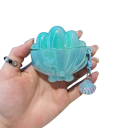 Capa de silicone em forma de concha do mar para auscultadores AirPods 1 2 com design 3D 2
