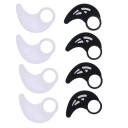 Capa de silicone para auriculares com gancho 4 pcs 1