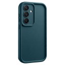 Capa de silicone para Samsung Galaxy S24 com bordas arredondadas e proteção para a câmara Capa macia em silicone Capa protetora 19