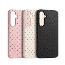 Capa de silicone para Samsung Galaxy S26 com padrão de bolinhas Superfície texturizada Proteção da câmara Capa de silicone para telemóvel 13
