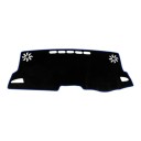 Capa de sol para o tablier RHD com parte inferior em silicone antiderrapante, poliéster, para Toyota Corolla E210 2019–2026 3