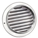 Capa de ventilador 100 mm 14x4,4x9,8 cm Aço inoxidável Grelha de ventilação impermeável Abertura de descompressão de parede Vedação contra intempéries 1