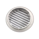 Capa de ventilador 100 mm 14x4,4x9,8 cm Aço inoxidável Grelha de ventilação impermeável Abertura de descompressão de parede Vedação contra intempéries 2