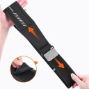 Capa elástica para telemóvel para corrida com elementos reflexivos e mais bolsos para desporto e fitness com cintura ajustável 2