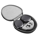 Capa inteligente para AirPods Max, dura, à prova de água, resistente a impactos, capa de viagem portátil com modo de suspensão automático e bolsa 6