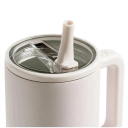 Capa intercambiável com palhinha dobrável para Stanley Cup 10 x 8,8 x 2,6 cm Tampa plástica com vedação Tampa resistente a derrames 11