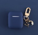 Capa para estojo de Apple Airpods 1 / 2 com chaveiro 5