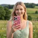 Capa para iPhone 18 Pro Padrão Floral com Margaridas Capa Protetora Moldura Elevada da Câmera Proteção das Laterais e Bordas 27
