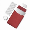 Capa para notebook 12 a 13,3 polegadas MacBook Air e Pro 13 M1 M2 33,5 x 25,4 cm Couro sintético à prova de água Base para rato 18