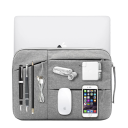 Capa para portátil 15,6 polegadas Capa protetora para MacBook Pro Cores neutras Almofada macia Fecho de zip Design leve Estilo minimalista 6