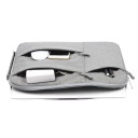 Capa para portátil de 12 polegadas Capa protetora para MacBook Pro Cores neutras Almofadado Macio Fecho com Zíper Design leve e fino 3