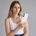 Capa para Samsung Galaxy S25 Cantos Reforçados e Recorte para Câmera Material TPU poliuretano termoplástico Transparente Capa Protetora para Telemóvel 7