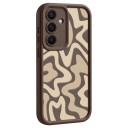 Capa para Samsung Galaxy S25+ Padrão Listrado Bordas Fortes e Recorte para Câmera Material Silicone Capa Protetora para Telefone Móvel 14
