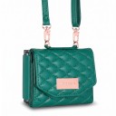 Capa para Samsung Galaxy Z Flip 7 Bolsa com alça cruzada Carteira Plástico e pele sintética Padrão acolchoado Crossbody 2