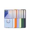 Capa para Samsung Galaxy Z Flip 7 Capa à prova de choque com anel para o dedo Capa de plástico para telefone dobrável Proteção 21