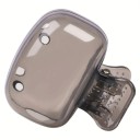 Capa protetora colorida e transparente para cabeça de escova de dentes, de viagem, à prova de água, com clip para armazenamento higiénico 6