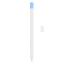Capa protetora de silicone colorida para Apple Pencil 2 com tampa removível, material elástico, superfície lisa antiderrapante 2