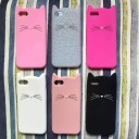 Capa protetora para iPhone com gato 3D J2927 7