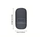 Capa protetora traseira de banco de carro 75,7×43,7 cm com bolsos impermeável protetor contra sujidade e manchas organizador preto 7
