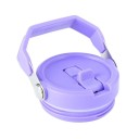 Capac cu mâner și pai rabatabil, pahar Stanley din plastic, capac de schimb pentru termos de 30 oz, capac practic pentru băut, piesă de schimb universală 1