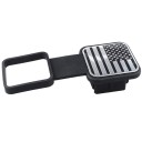 Capac de cauciuc pentru cârlig de remorcare de 2 inci cu protecție pentru cuplaj cu steagul SUA pentru SUV-uri, camionete și autoturisme, fără asamblare 3