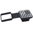 Capac de cauciuc pentru cârlig de remorcare de 2 inci cu protecție pentru cuplaj cu steagul SUA pentru SUV-uri, camionete și autoturisme 3