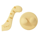 Capac pentru conserve de 9 cm cu un instrument multifuncțional de 13 cm pentru deschidere și lingură Capac din silicon reutilizabil 4