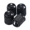 Capace din plastic pentru ventilile pneurilor 100 buc Negre cu suprafață nervurată Lungime 13 mm Diametru exterior 12 mm Diametru interior 8 mm 5