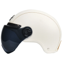 Capacete de moto retro de verão com viseira rebatível 55–62 cm material ABS Viseira escurecida Capacete aberto estiloso para scooter e moto 2