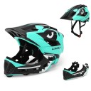 Capacete de rosto inteiro removível para crianças Capacete de segurança desportivo para ciclismo Skateboarding Patinagem 52–56 cm PC+EPS 8