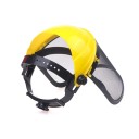 Capacete de segurança com máscara de rede facial ajustável 3
