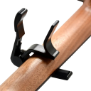 Capo voor gitaar met één hand Zwarte capo voor akoestische en elektrische gitaar Eenvoudig te bevestigen Snelle stemmingsverandering Muziekaccessoires 6