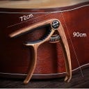 Capodastre de guitare en alliage d'aluminium Pince d'accordage universelle pour manche de guitare acoustique et électrique Couleurs 10