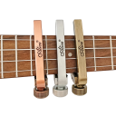 Capotraste metálico ajustable con rodillo Capotraste universal para guitarra acústica y eléctrica Sujeción fuerte sin dañar el mástil 1