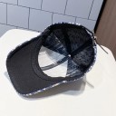Cappellino da donna con motivo e scritta Love Lettere decorative con strass Catena dorata sul visiera Cotone Circonferenza testa 56 fino 6