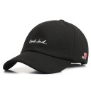 Cappellino da donna con ricamo in corsivo e cuoricino Cappello da baseball in cotone con cinturino regolabile Circonferenza testa 55 a 60 cm 2
