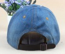Cappellino da donna in denim con strass 1