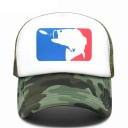 Cappellino trucker da uomo con pesce 6