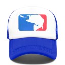 Cappellino trucker da uomo con pesce 8