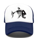 Cappellino trucker da uomo con pesce T163 14