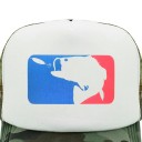 Cappellino trucker da uomo con pesce 1