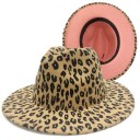 Cappello con motivo leopardato A2246 8