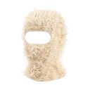 Cappello da ciclismo invernale antivento con copertura per il viso Berretto in maglia in acrilico Maschera da sci unisex Cappello caldo mimetico per uomini e donne 1