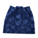 Cappello da donna con orecchie da gatto per primavera e autunno Motivo floreale in rilievo Aspetto in velluto morbido Acrilico Circonferenza 8