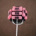 Cappello da ragazza con bigodini 2