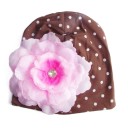 Cappello da ragazza con fiore A496 3