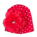 Cappello da ragazza con fiore A496 7