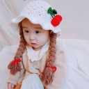 Cappello da ragazza con trecce 3