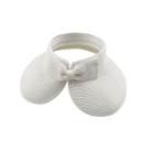Cappello da sole estivo pieghevole in paglia per donna 54–58 cm Visiera larga con fiocco Protezione UV Cappello da spiaggia Senza parte superiore Primavera Estate Adulto 13